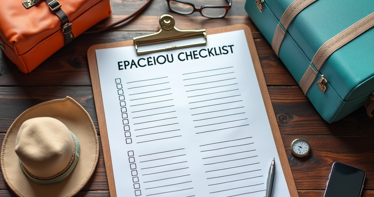 travel packing checklist for every destination